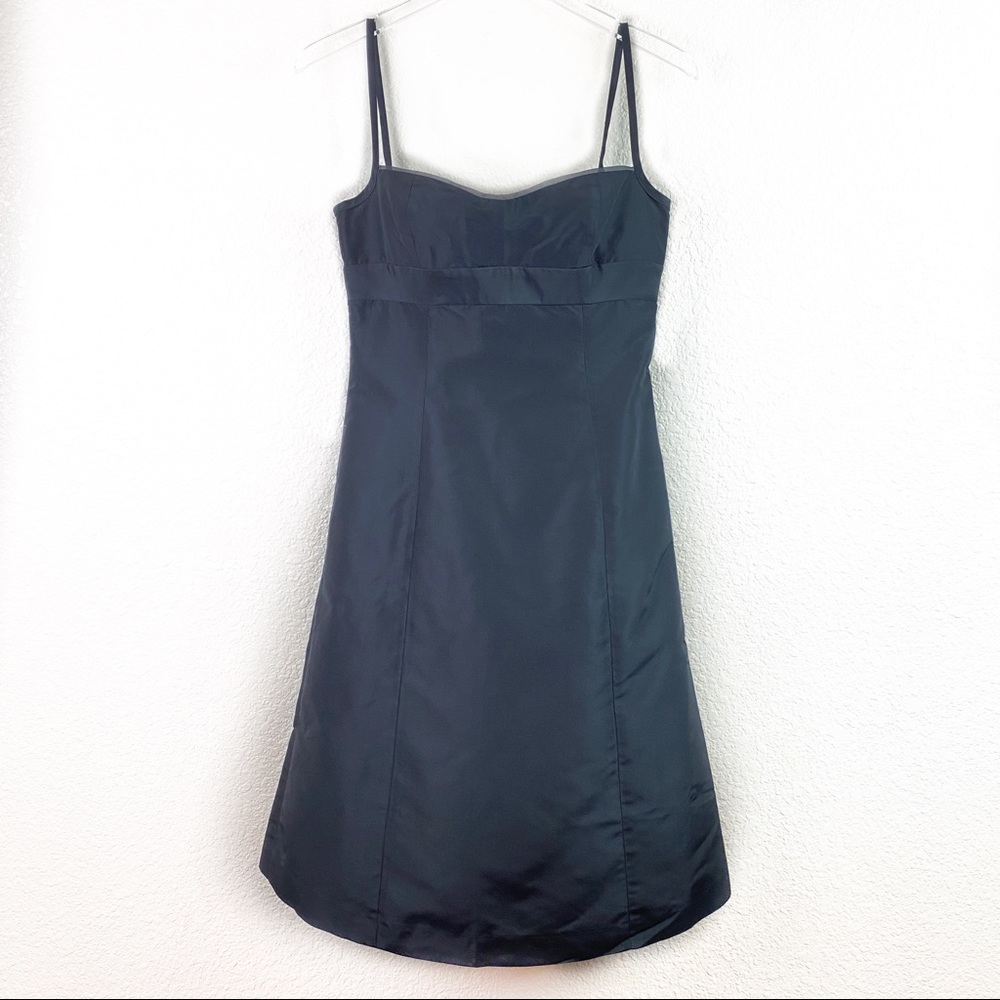 J. Crew Silk Spaghetti Strap Dress Lace Trim 4